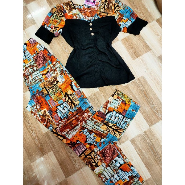 Bộ Quỳnh Anh áo borip xịn phối mango cao cấp