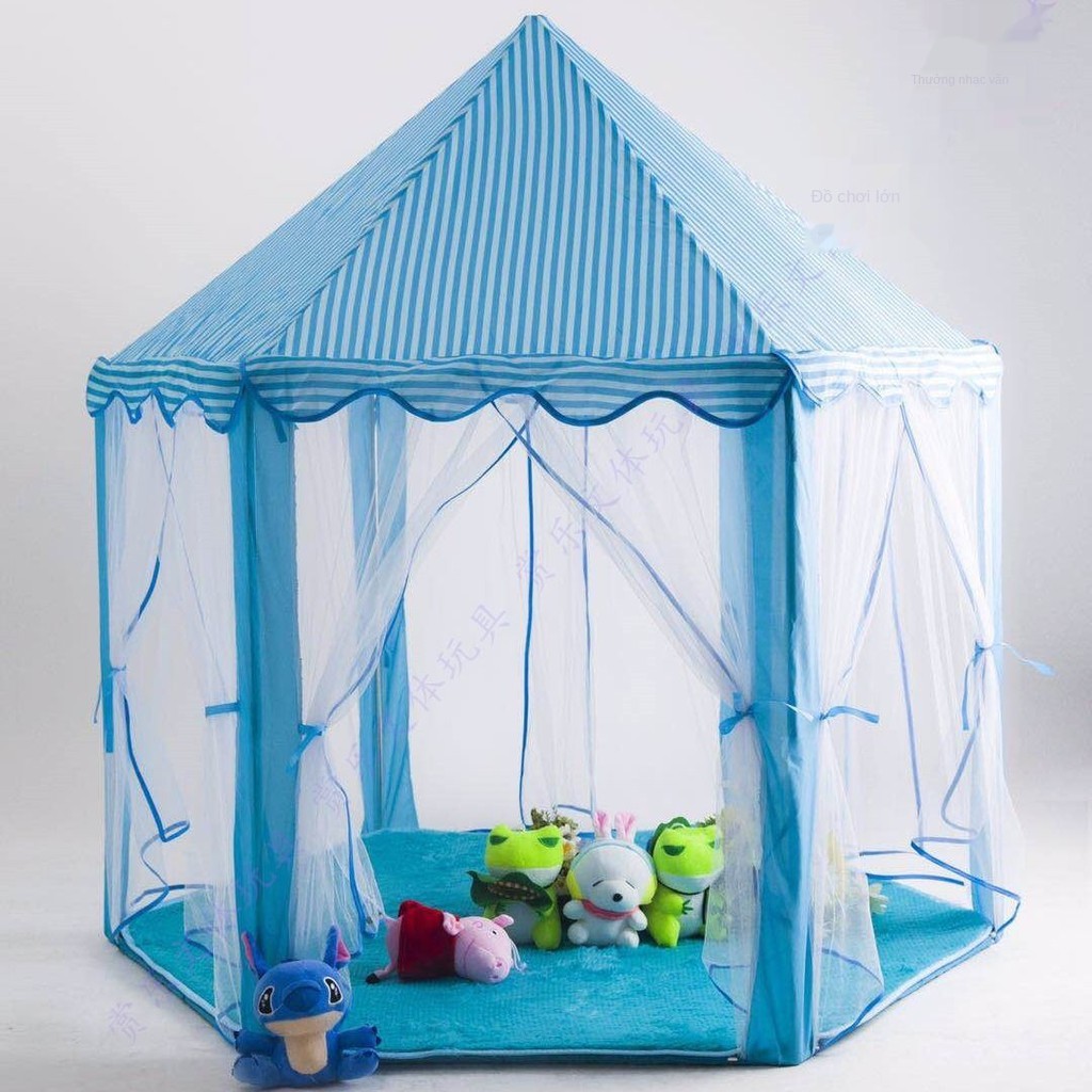 Lều dành cho trẻ em công chúa bé lâu đài cô gái đồ chơi trong nhà ngôi nhỏ món quà <