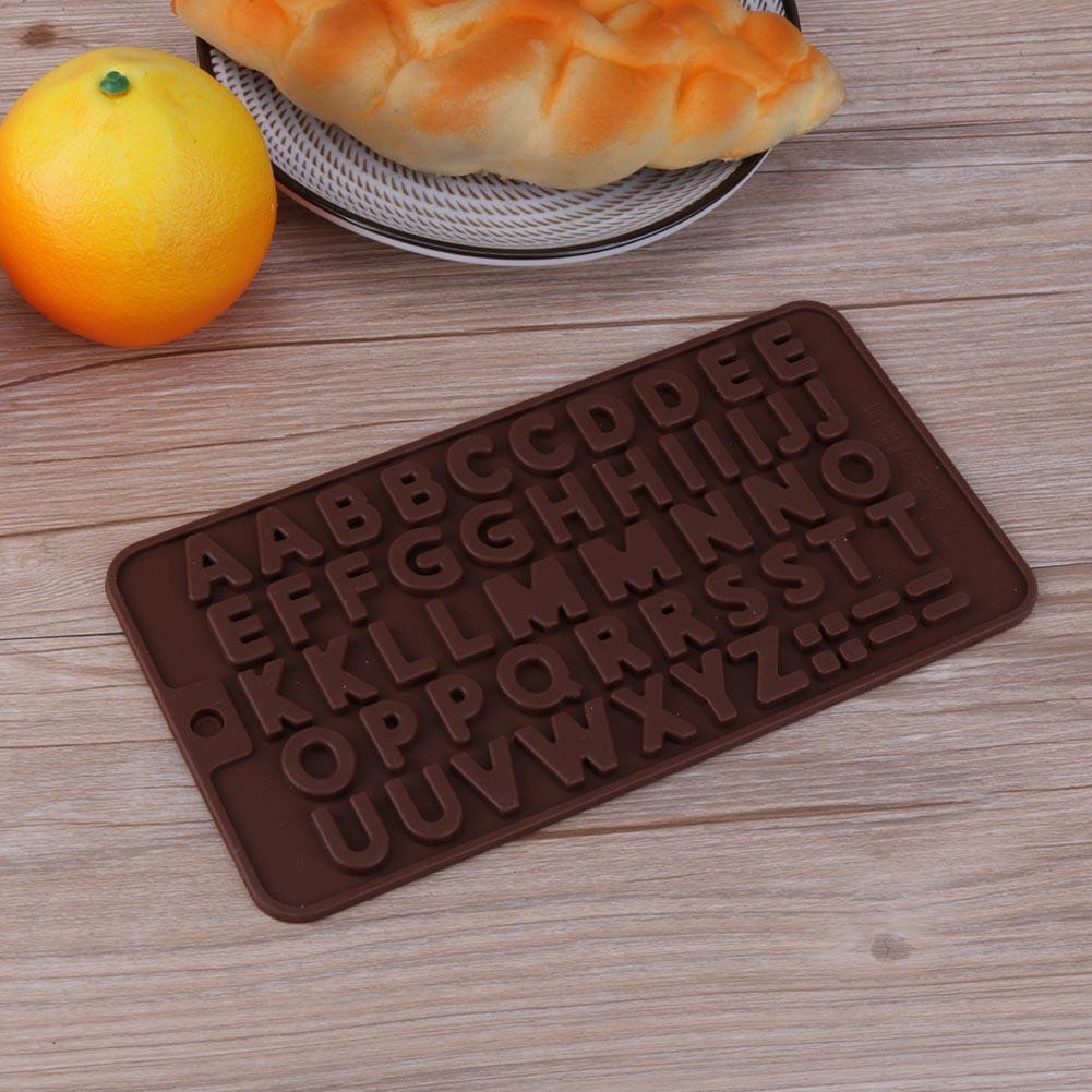 Khuôn đổ chocolate hình 26 chữ cái bằng silicon