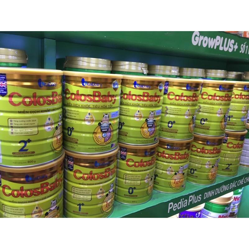 Sữa Colosbaby Gold 0+,1+,2+ Hộp 800g