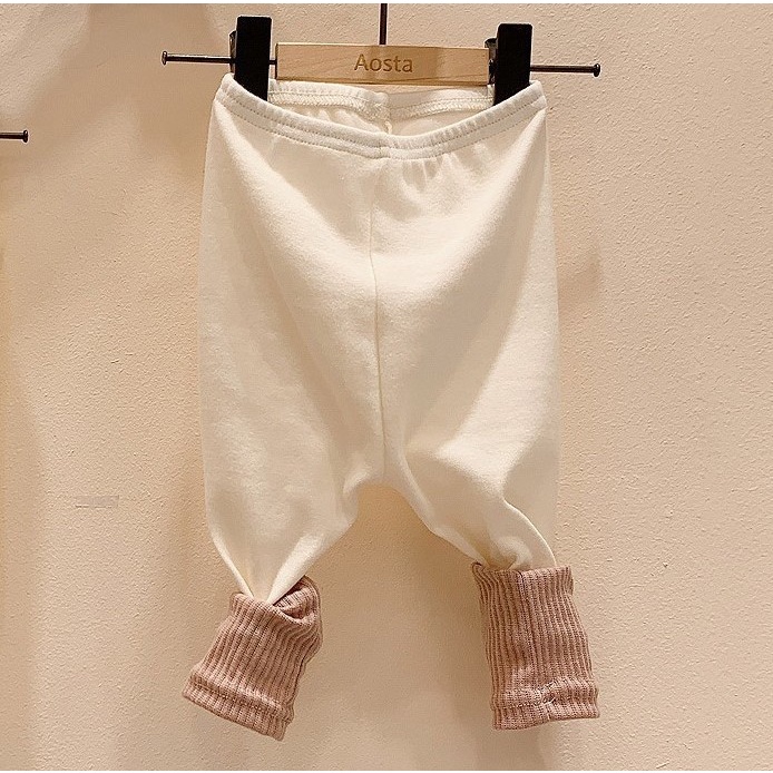 Áo len không tay cổ tròn phong cách Hàn Quốc cho bé trai bé gái E7pA