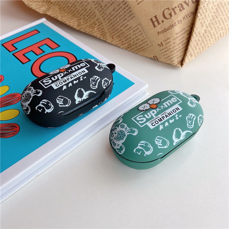 Vỏ Bảo Vệ Hộp Sạc Tai Nghe OPPO Enco Buds /W11 Bằng Silicon Mềm Mặt Nhám Họa Tiết Hoạt Hình