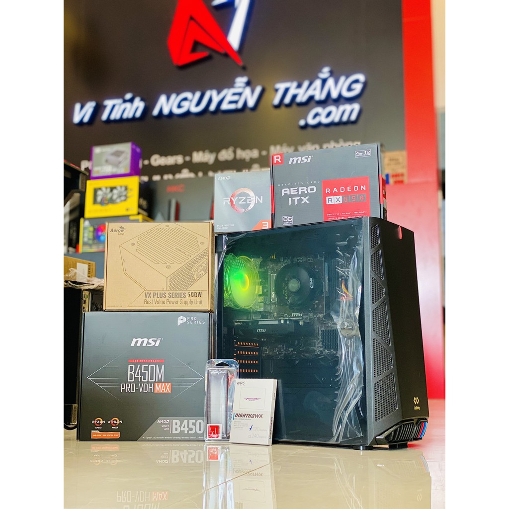 THÙNG MÁY PC GAMING OKAMI RYZEN 3 NEW 2020 ( B450 - R3 3200 - 8G -NO VGA ) | WebRaoVat - webraovat.net.vn