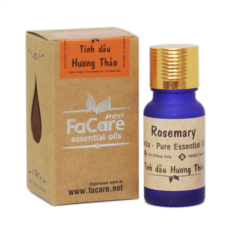 Tinh dầu thiên nhiên hương thảo,phong lữ - Rosemary Essential Oil 10ml - Facare