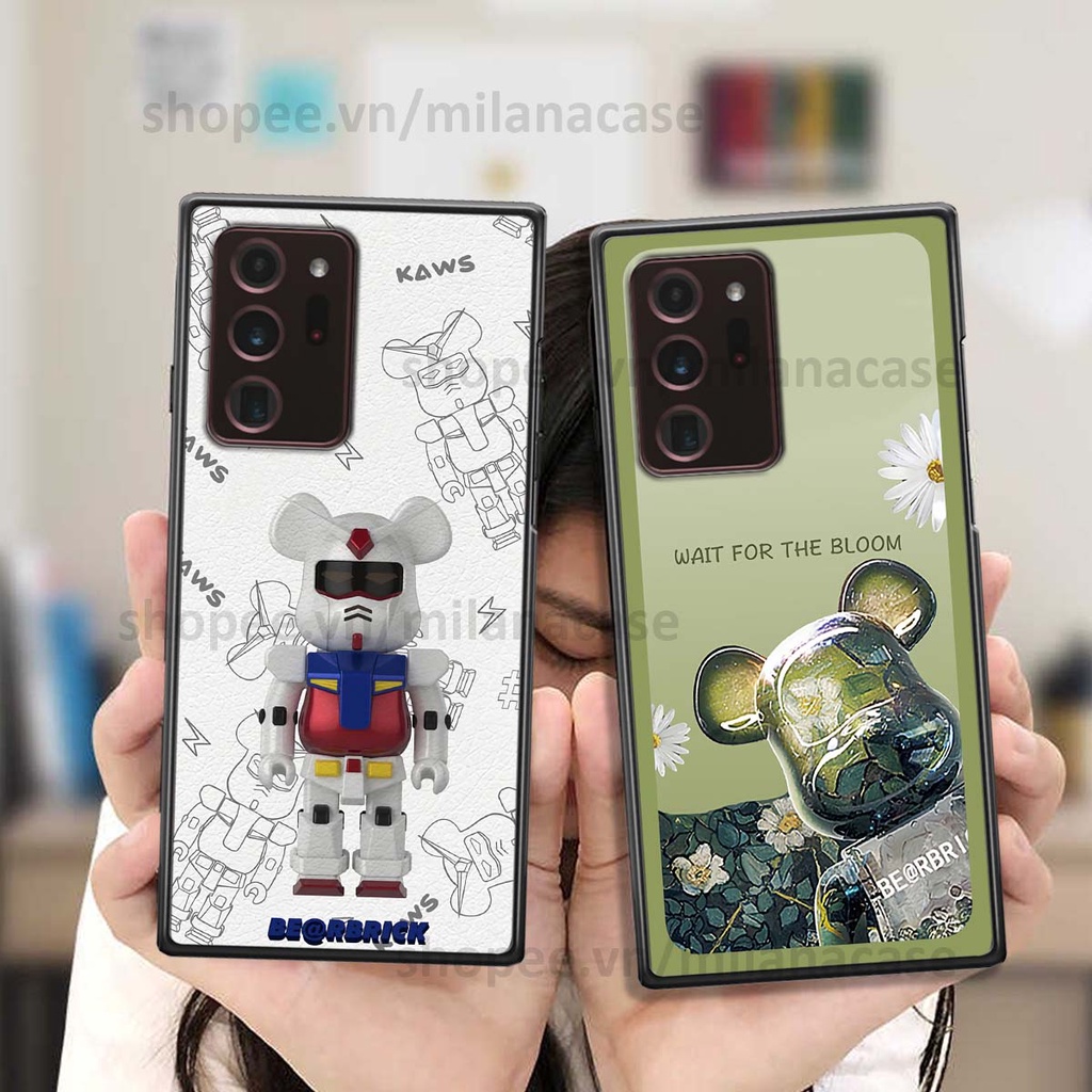 Ốp Samsung Note 20 Ultra gấu be@rBrick gấu Teddy Kaws siêu đẹp, phong cách, cá tính