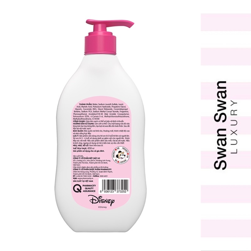 Sữa Tắm Body Cho Bé Kháng Khuẩn 850ml