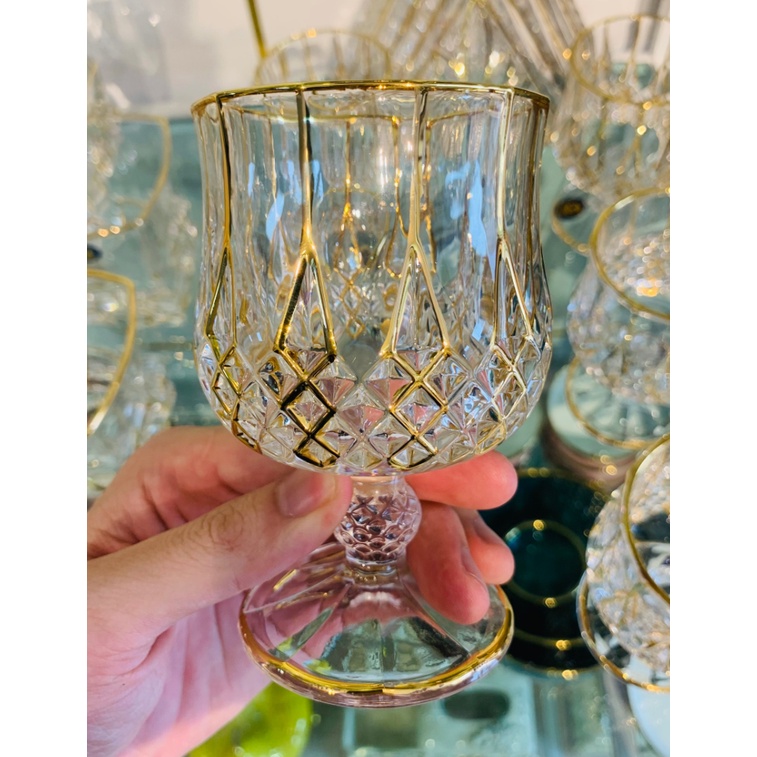 Bộ Ly Uống Rượu Vang. Cốc uống rượu ngoại