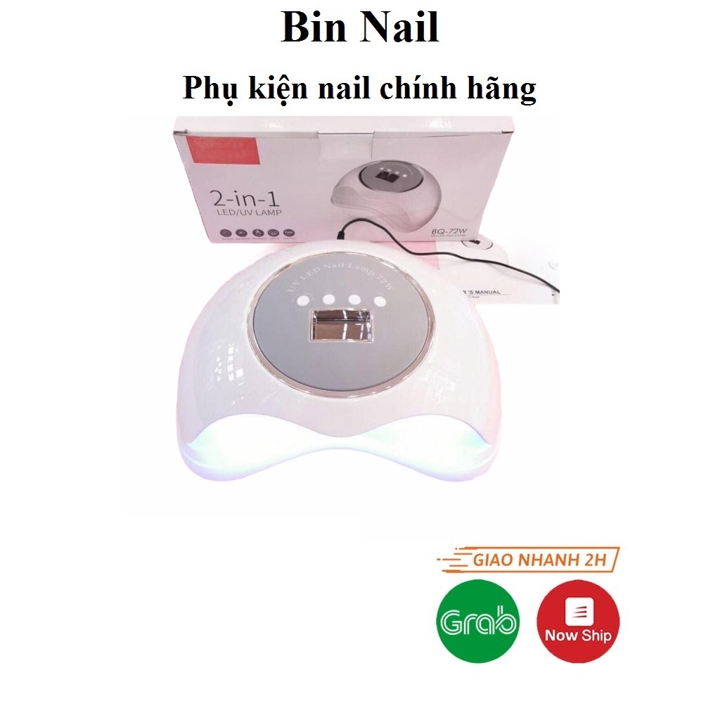 Máy Hơ gel BQ 72w hơ 2 tay 2 chân, Hơ siêu nhanh