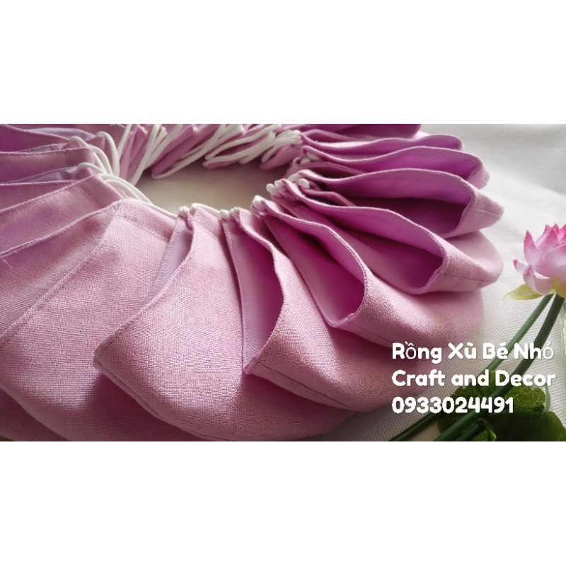 5 Khẩu trang linen 5 màu 3 lớp 69k | BigBuy360 - bigbuy360.vn