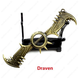 Móc Chìa Khóa Mô Hình Rìu Draven Liên Minh Huyền Thoại