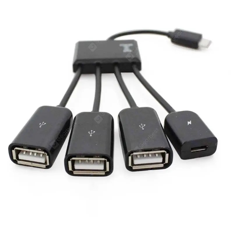 Cáp OTG USB HUB Type-C 4 Cổng