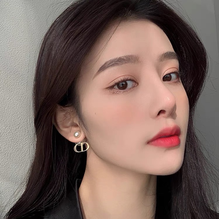 Bông tai khuyên tai CD thương hiệu cao cấp Hotgirl sang chảnh ER060,061 Leace.accessories