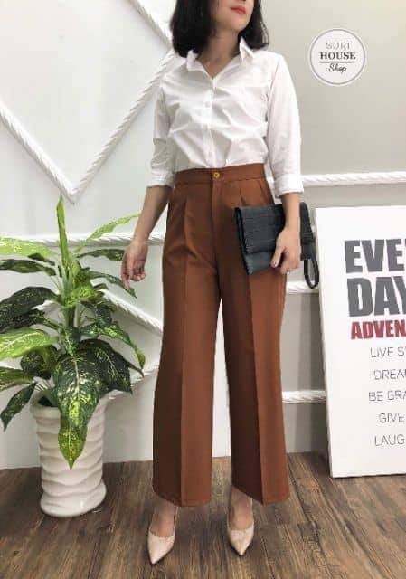 Quần Công sở Ống Rộng loại dài đẹp