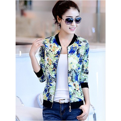 áo khoác nữ tay dài in hoa | BigBuy360 - bigbuy360.vn