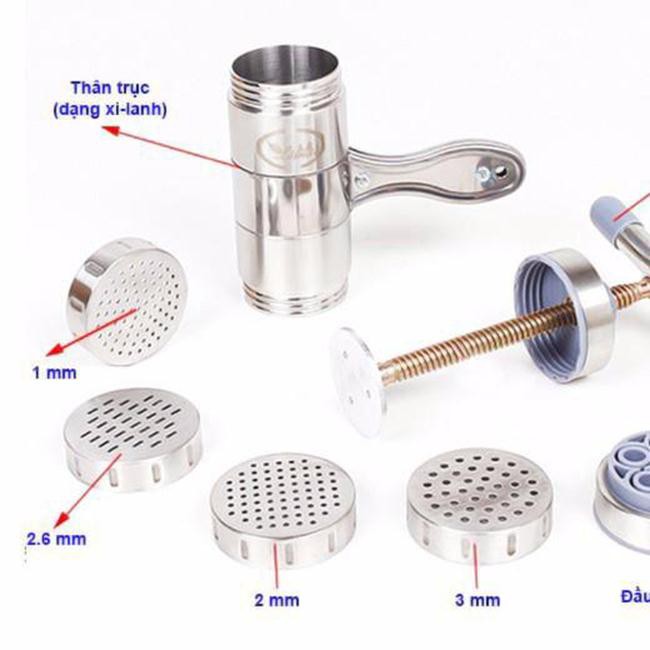 Dụng cụ làm bún mì tươi 5 đầu inox cao cấp