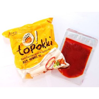 BÁNH GẠO TOKBOKKI 500GRAM + 100GRAM SỐT BÁNH GẠO