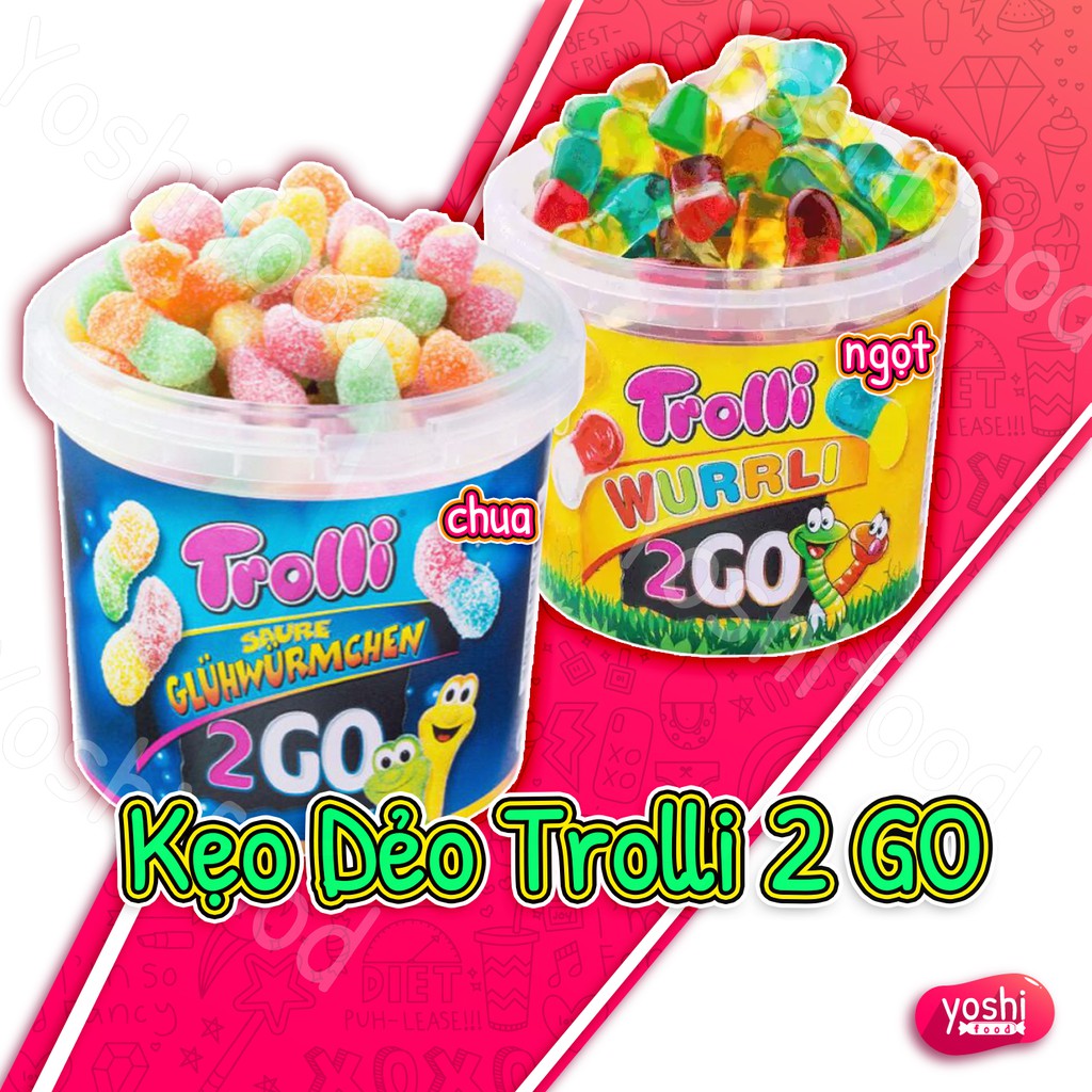 Kẹo Dẻo Con Sâu Trolli Wurrli 2 Go - Đức