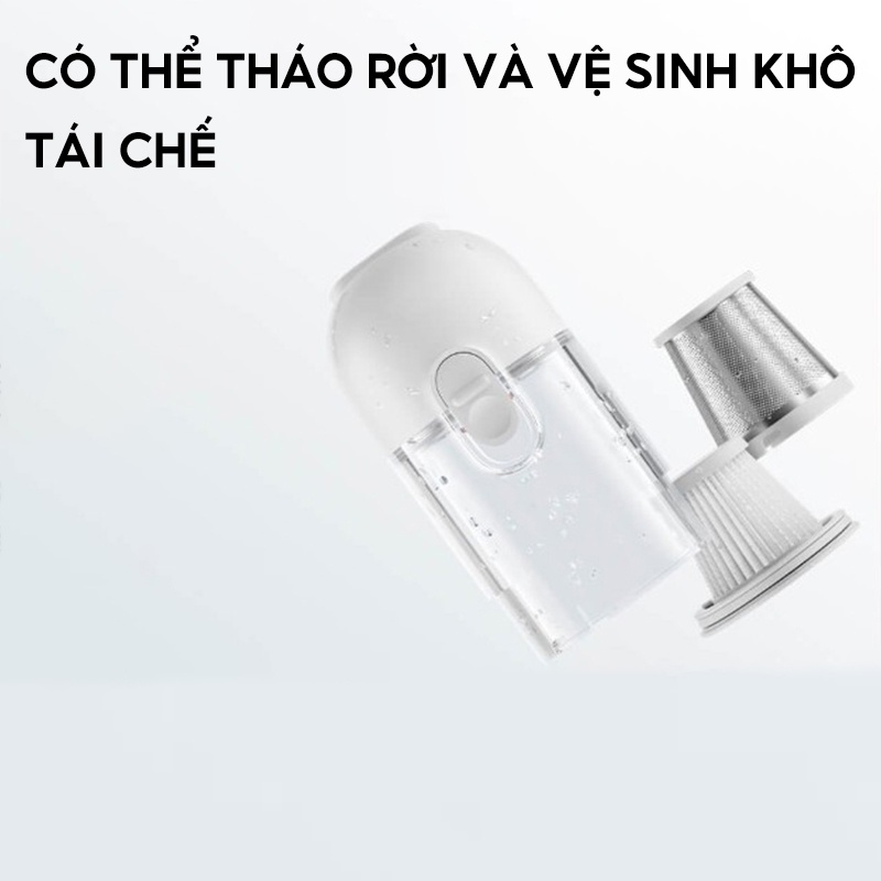 [Mã 254ELSALE giảm 7% đơn 300K] Máy hút bụi ô tô Cầm Tay Xiaomi Mijia Lực Hút Siêu Mạnh 13000Pa 120W