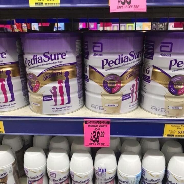 Pediasure Úc mẫu mới