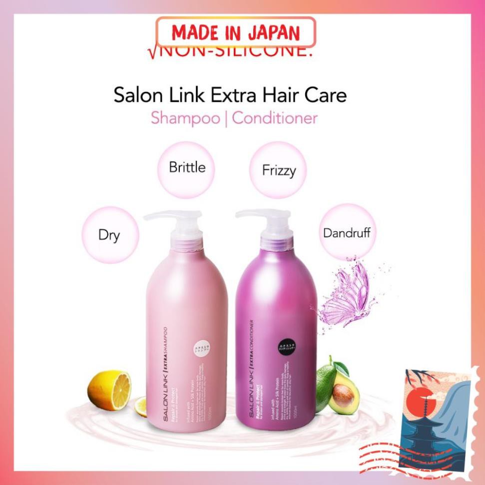 [NỘI ĐỊA NHẬT] Dầu Gội Xả Dưỡng Tóc SALON LINK EXTRA Nhật Bản - 1 lít