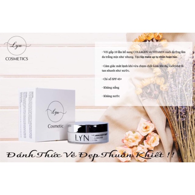 Kem dưỡng trắng da Body Lyn Cosmetics