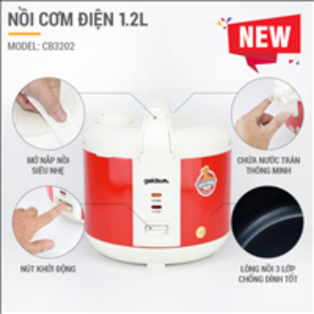 Nồi cơm điện Goldsun CB3202