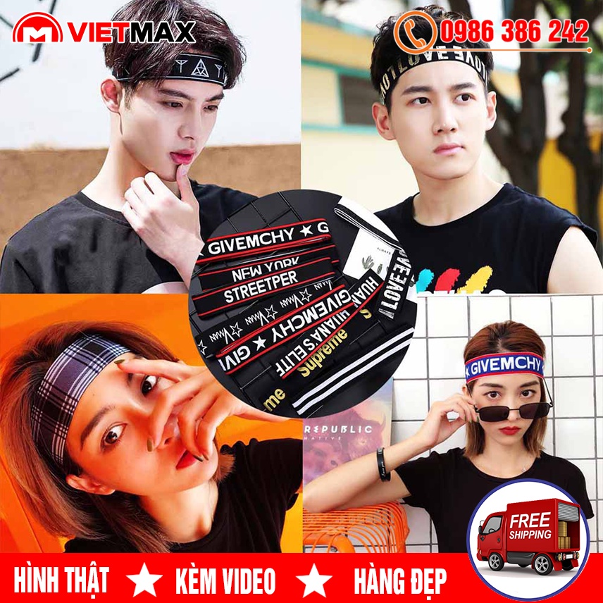 💎 Băng Đô Quấn Đầu Thể Thao Cho Nam Và Nữ