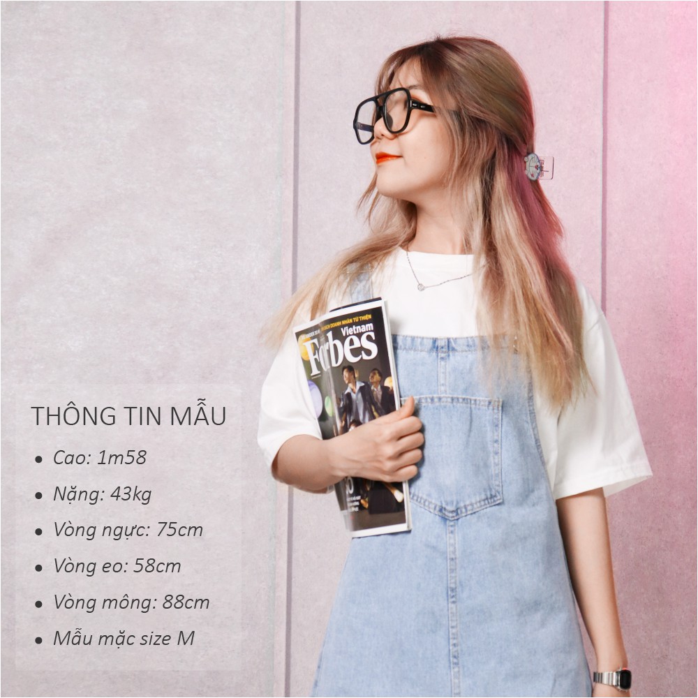 Yếm Váy Jean Rộng 2 Dây Cao Cấp ZBOMB | BigBuy360 - bigbuy360.vn