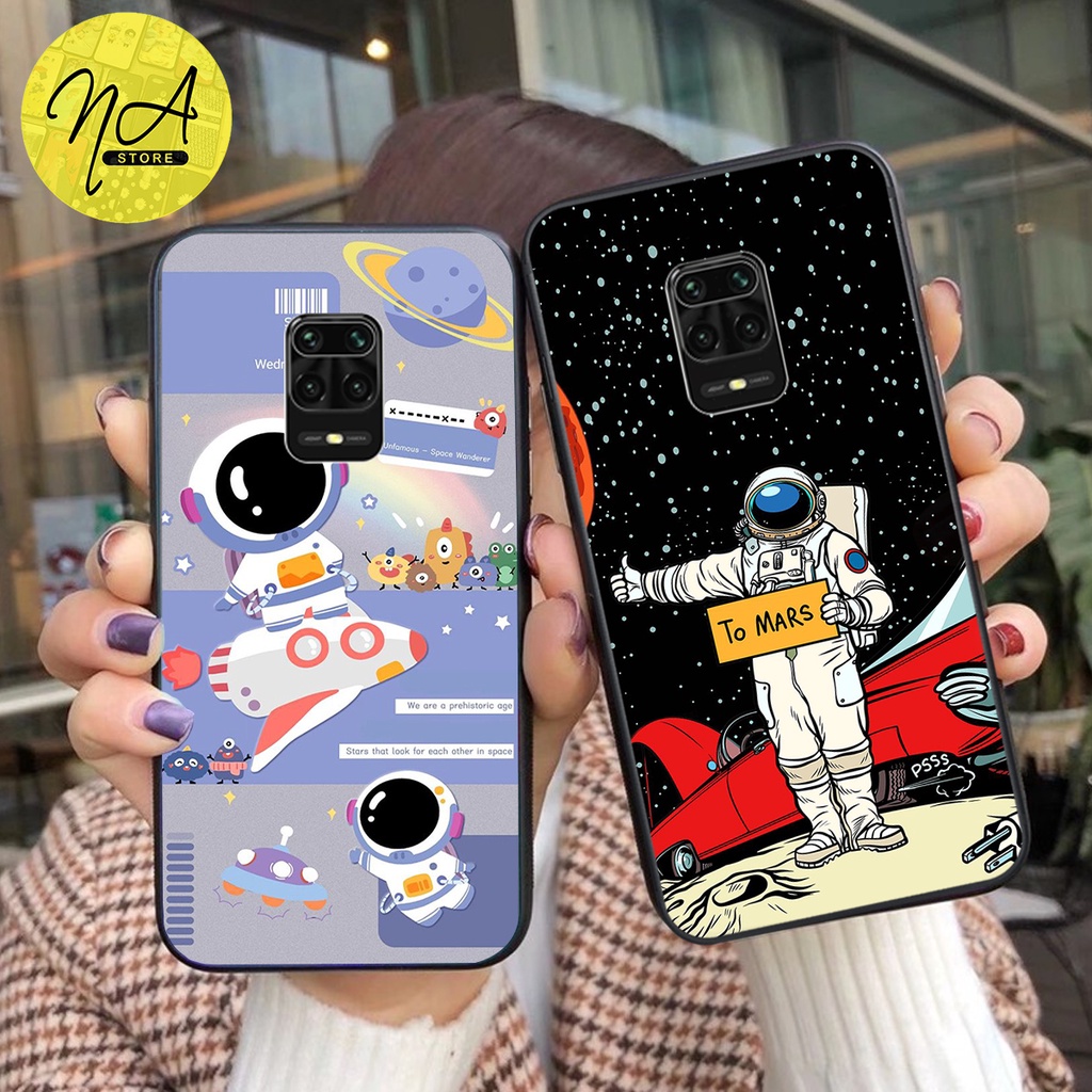 Ốp lưng điện thoại Xiaomi Redmi Note 9 - Redmi Note 9s - Redmi Note 9 Pro -ốp phi hành gia vũ trụ cute giá rẻ bền