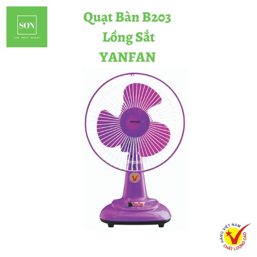 Quạt bàn mini YANFAN B203 (Lồng sắt)