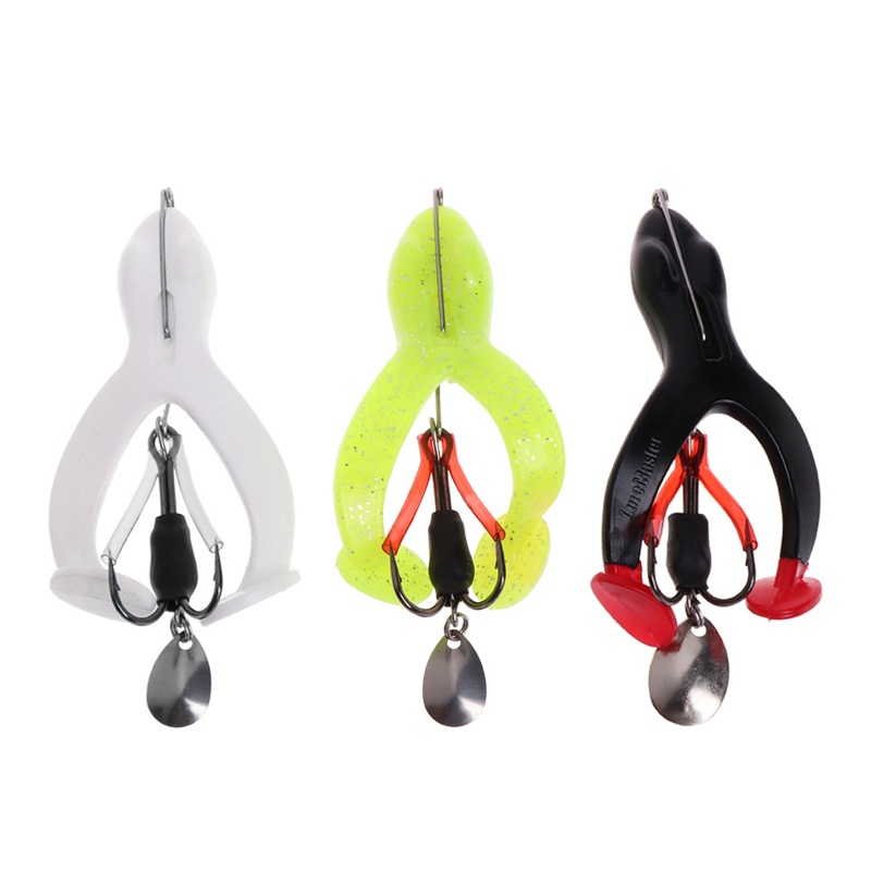 Mồi câu cá giả hình ếch mềm tiện dụng chất lượng cao 9cm 17g