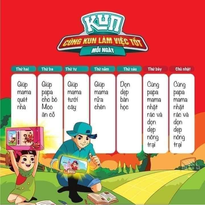BỘ DỤNG CỤ HỌC TẬP KUN