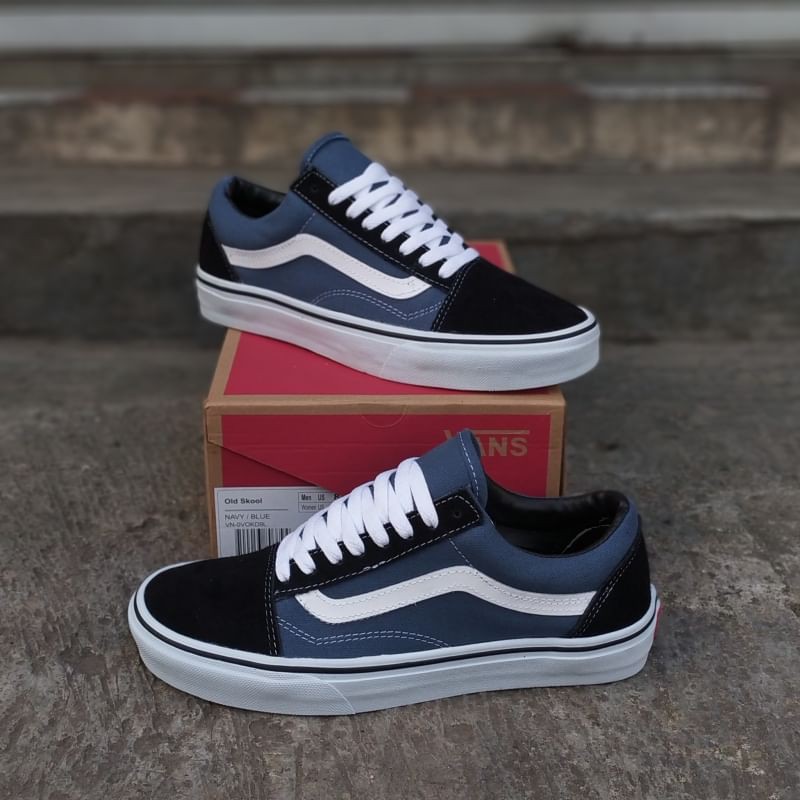 Giày Vans Old Skool Màu Xanh Navy Thời Trang Trẻ Trung