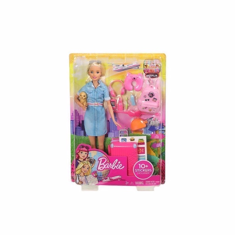 Mô hình do choi BARBIE Thời trang du lịch của BARBIE - FWV25