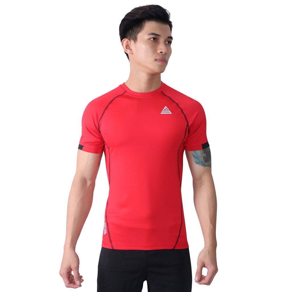 [Mã PMSAS18 giảm 3K đơn 50K] Áo Tập GYM Ôm Body Nam Tay Ngắn  FITME COMPRESSION