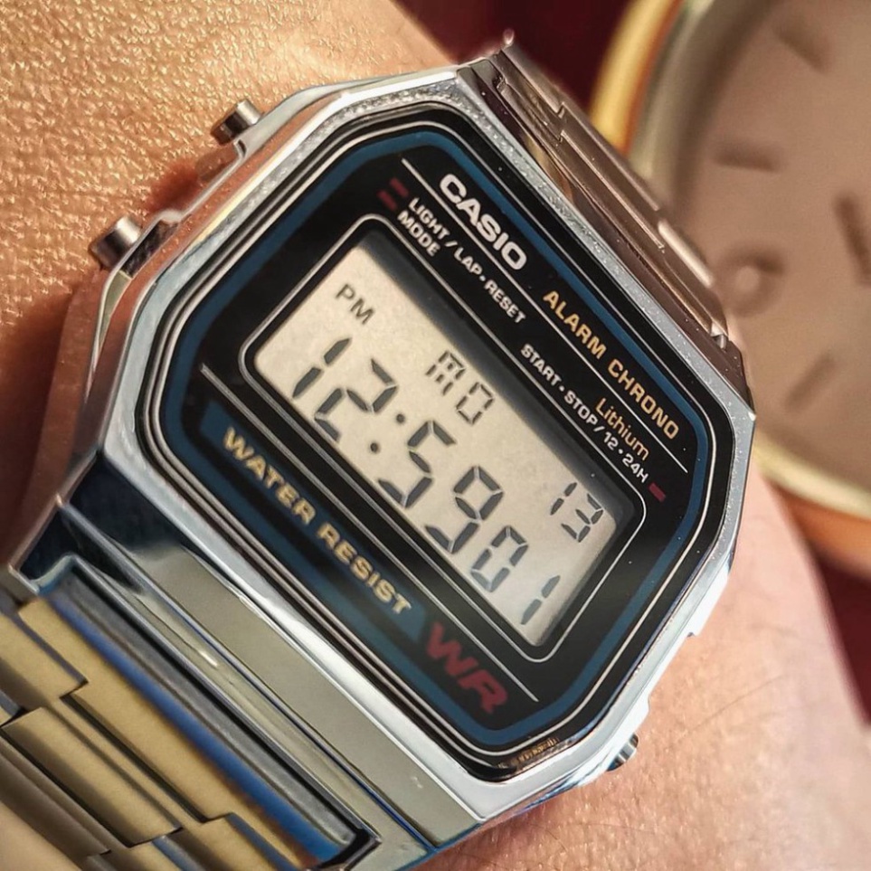 Ồng hồ nam casio A159-A158 Full box- Đồng.hồ.casio.a159