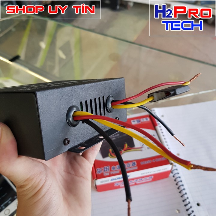 Bộ chuyển đổi nguồn xe hơi từ 24V sang 12V SUOER 15A- Hàng chính hãng