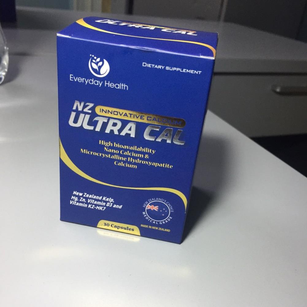 {Nhập Newzeland} NZ-ULTRA CAL Bổ sung canxi hữu cơ cho mẹ bầu và trẻ đang độ tuổi phát triển xương (30 viên)