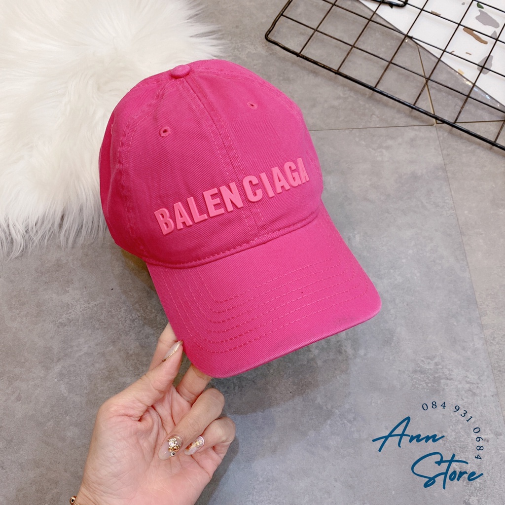 MŨ LƯỠI TRAI BALENCIAGA MỚI NHẤT, LOGO NỔI BẬT, BẢNG MÀU CỰC HOT, CHẤT VẢI KAKI MỀM MẠI, MŨ PHÙ HỢP CẢ NAM VÀ NỮ