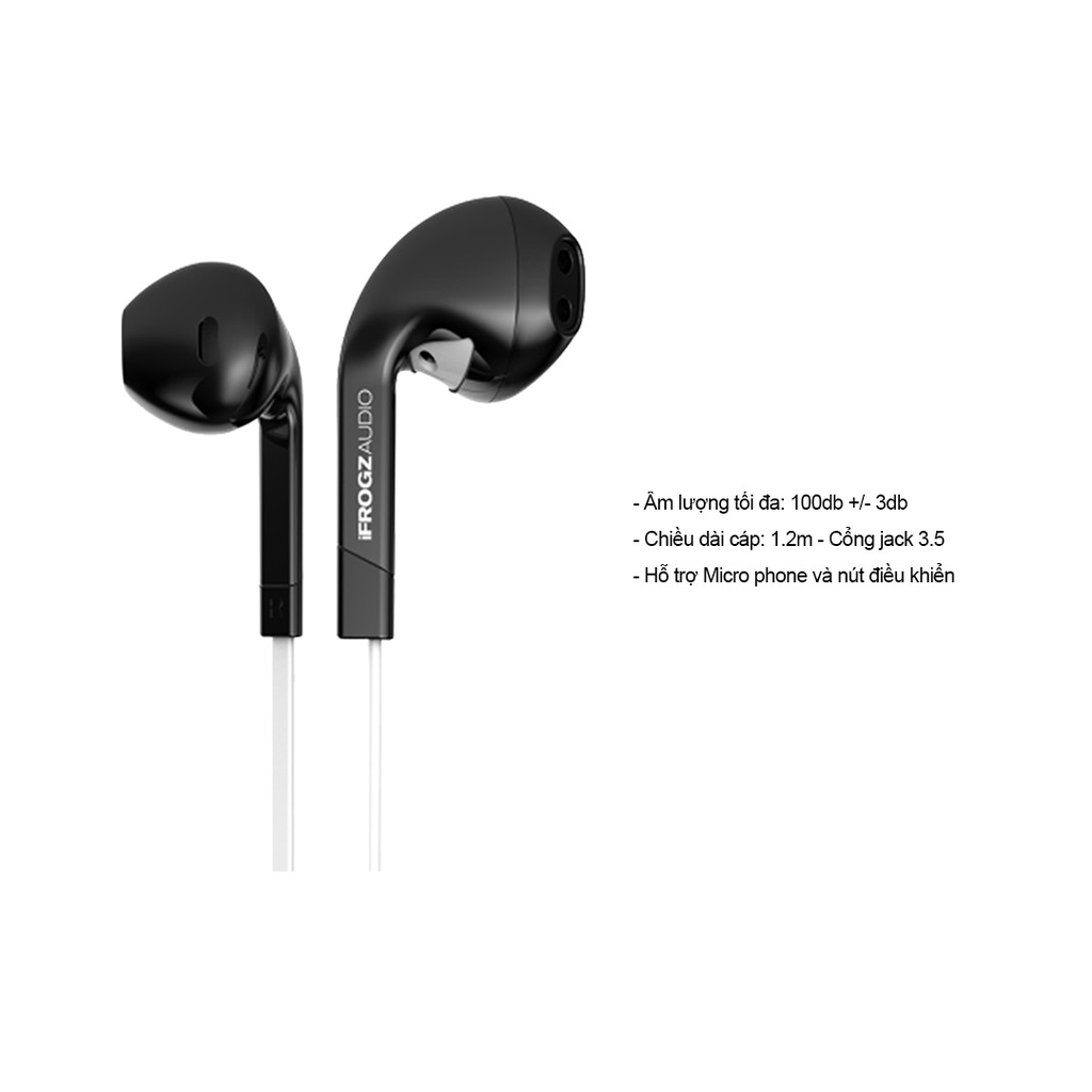 [Mã SKAMA07 giảm 8% đơn 250k]Tai nghe iFrogz Audio InTone -IF-ITN