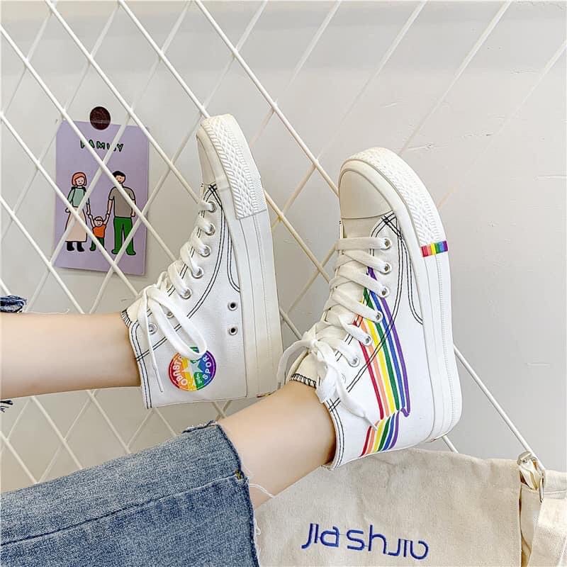 Giày cao cổ cầu vồng | BigBuy360 - bigbuy360.vn