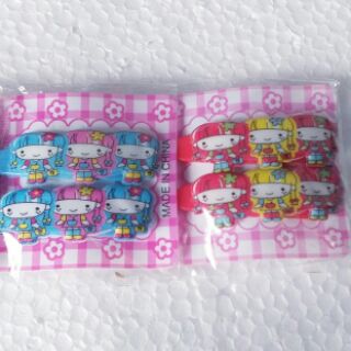 Kẹp tóc mái cho bé gái/gấu/tim (1 cặp)