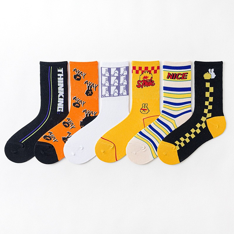 Spot sale childish shop Japanese all-match Harajuku style student tube socks couple soft sister casual ulzzang college style