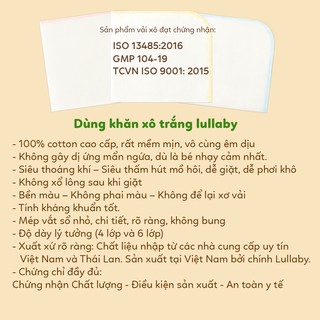 Set 5 Khăn mặt xô trắng NH84B cao cấp