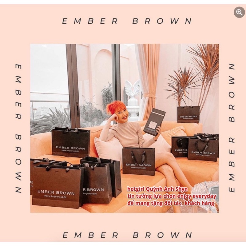 [Mã AFFINS20K giảm 20k đơn 99k] Tinh Dầu Nước Hoa Enjoy Everyday Phiên Bản Đặc Biệt Ember Brown Mùi Hương Sang Trọng