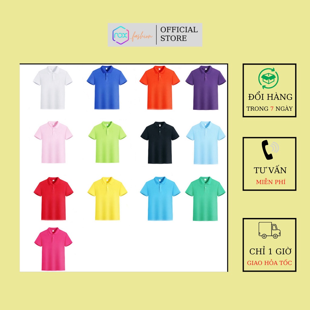 Áo Polo nam vải Cotton cá sấu cao cấp xuất xịn dệt bo dày dặn chuẩn form áo thun cổ bẻ tay ngắn khỏe khoắn thanh lịch | BigBuy360 - bigbuy360.vn