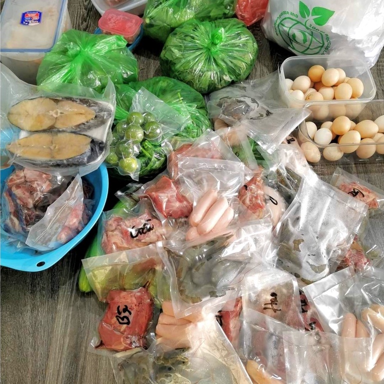 Máy Máy Hút Chân Không Thực Phâm Vacuum Sealer, Tự Hàn Miệng Túi - TẶNG KÈM TÚI HÚT