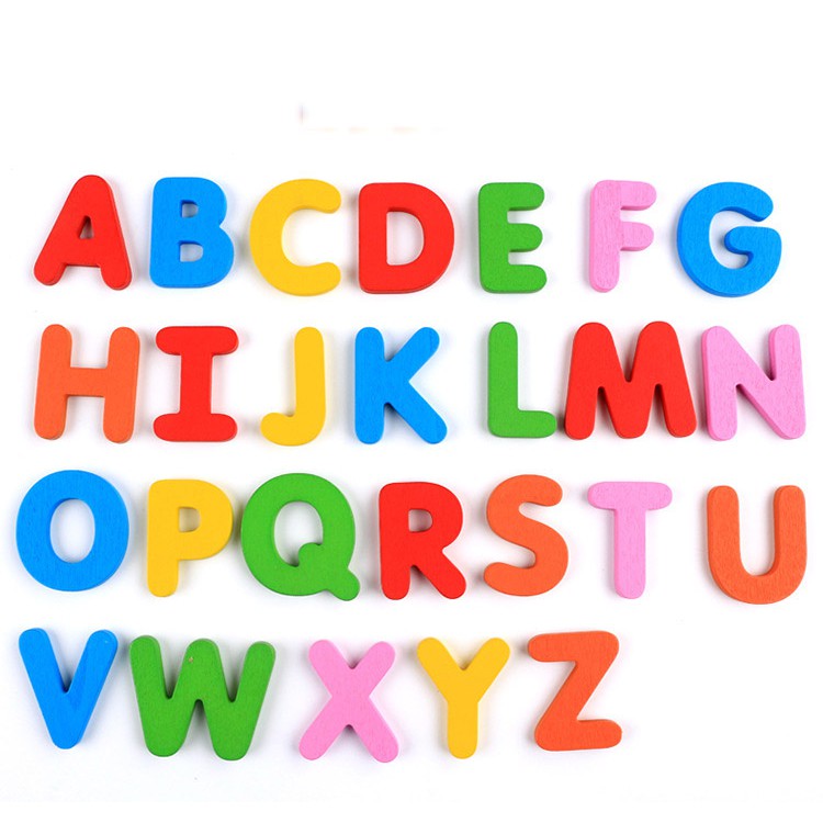 Bộ xếp hình chữ cái Tiếng Anh bằng gỗ dạng Flashcard - dochoigo020 - Smart Baby Toys