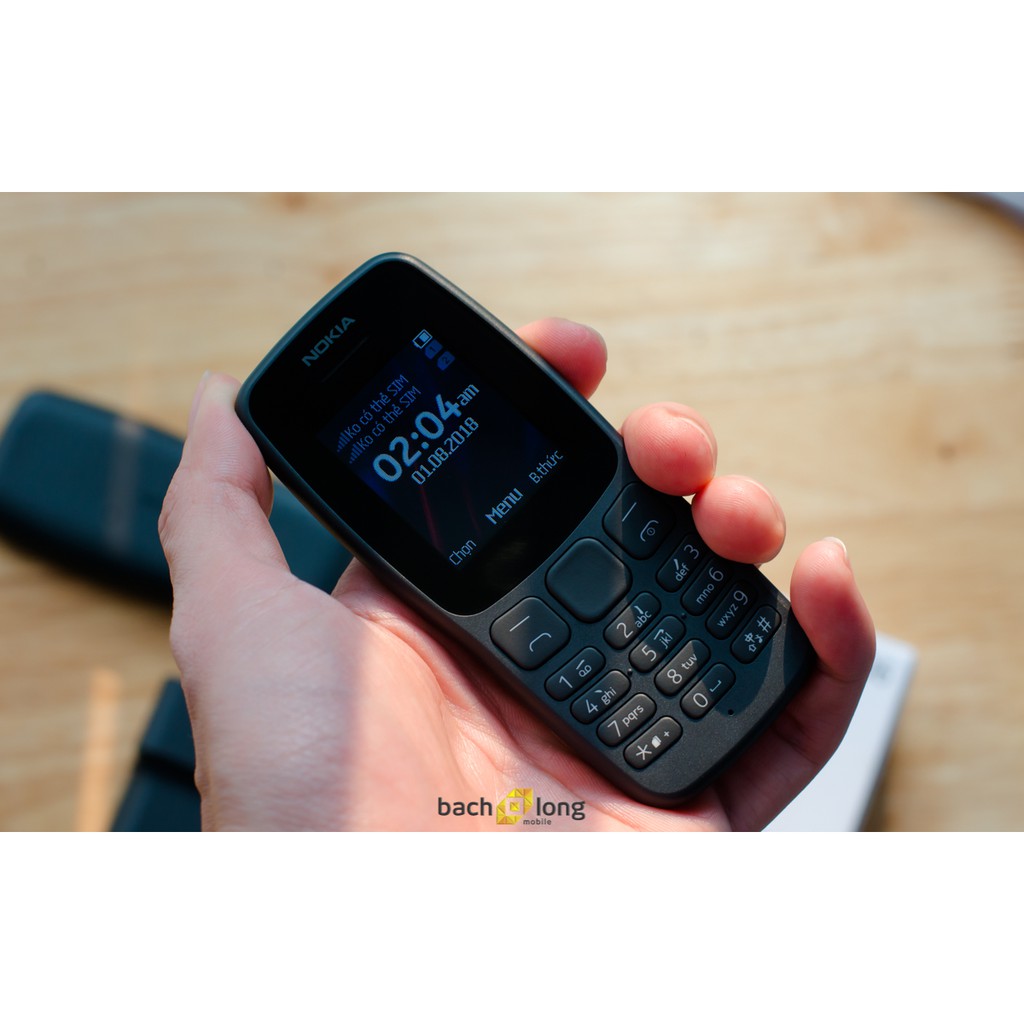 Điện Thoại Nokia 2 Sim N106 (2018) Màu Đen - Hàng Phân Phối Chính Hãng - Nguyên Hộp