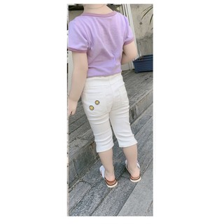 Quần legging denim co giãn bé gái